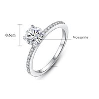 Anneau Gaurosa Femme Fantasy in Argent Moissanite MSR-018 - MSR-018